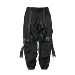 Multi Pockets Ribbons Design Joggers Cargo Harem Pants Streetwear 2019 Men Autumn Hip Hop Casual Sweatpants Male Pant WB75