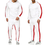 ZOGAA Brand Mens Gyms Casual Tracksuit Two Piece Sets Fitness Men Sweat Suit 2 Pieces Tops And Pants Set For Male Outfits