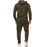 ZOGAA Brand Mens Gyms Casual Tracksuit Two Piece Sets Fitness Men Sweat Suit 2 Pieces Tops And Pants Set For Male Outfits